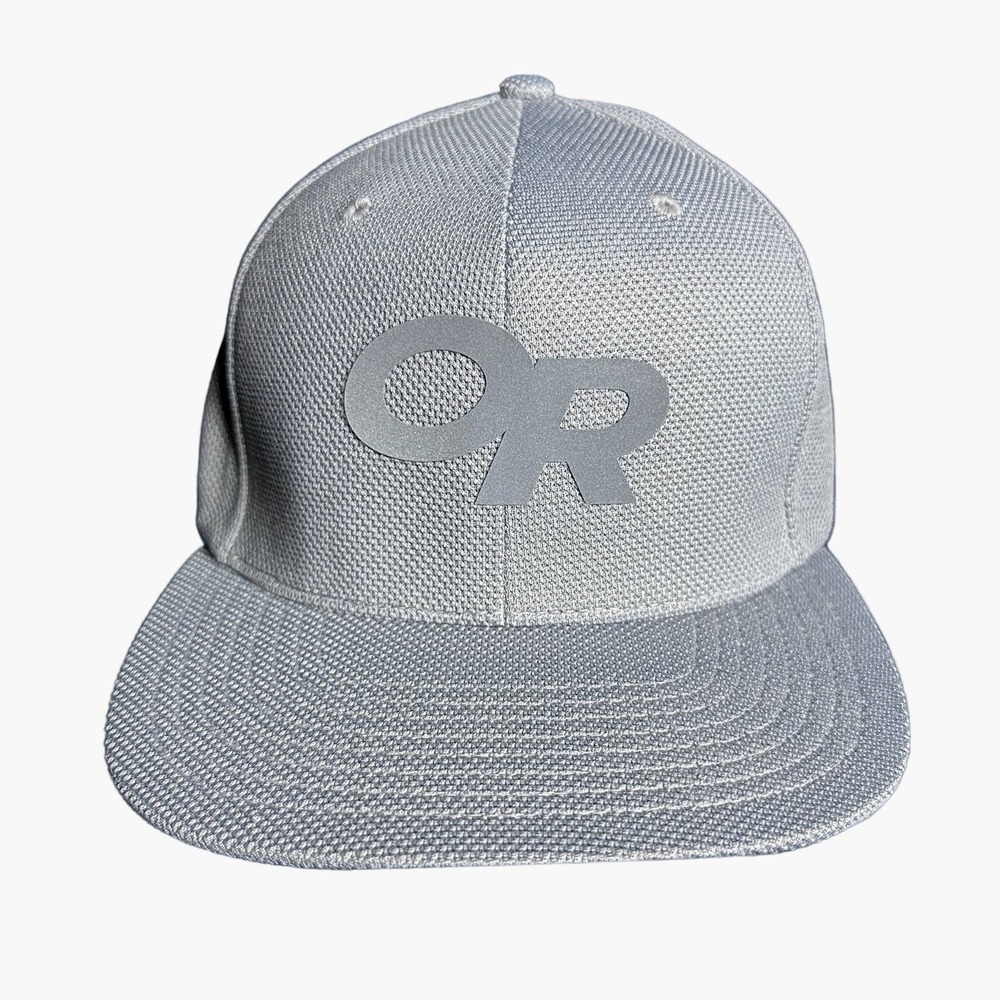 Outdoor Research Flexfit Delta Hat Gray L/XL Active Baseball Cap Men Unisex OR